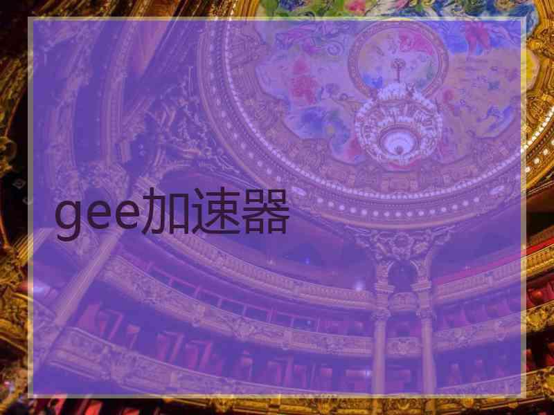 gee加速器