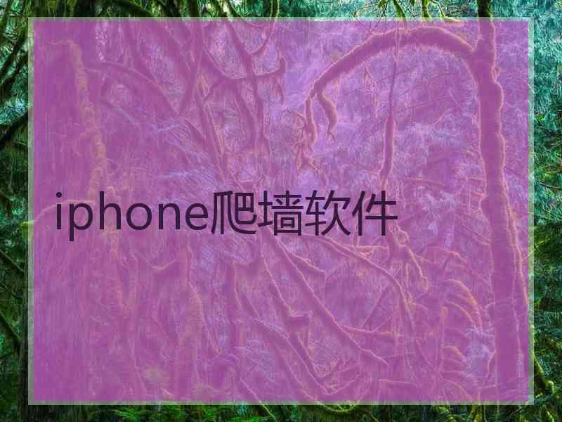 iphone爬墙软件