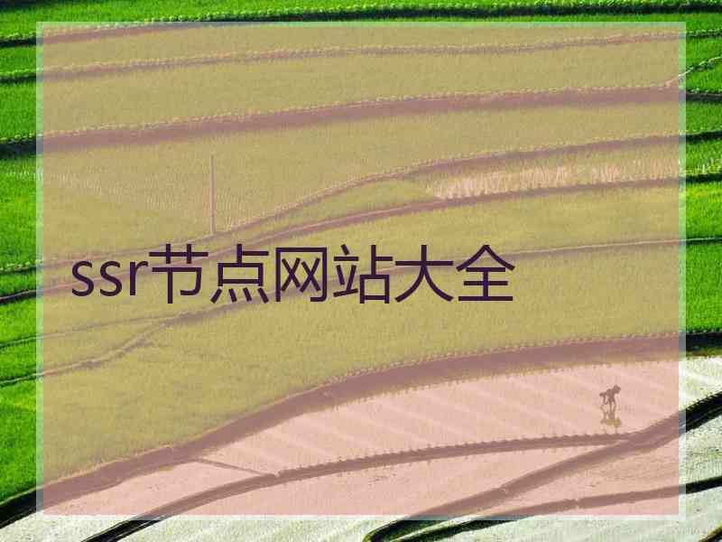 ssr节点网站大全
