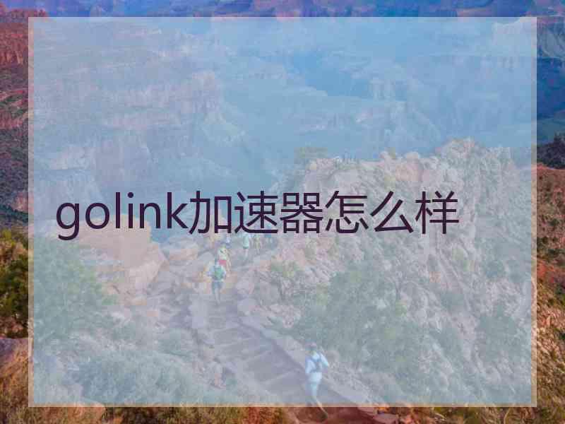 golink加速器怎么样
