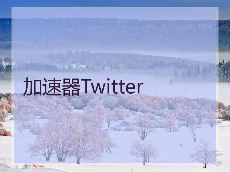 加速器Twitter