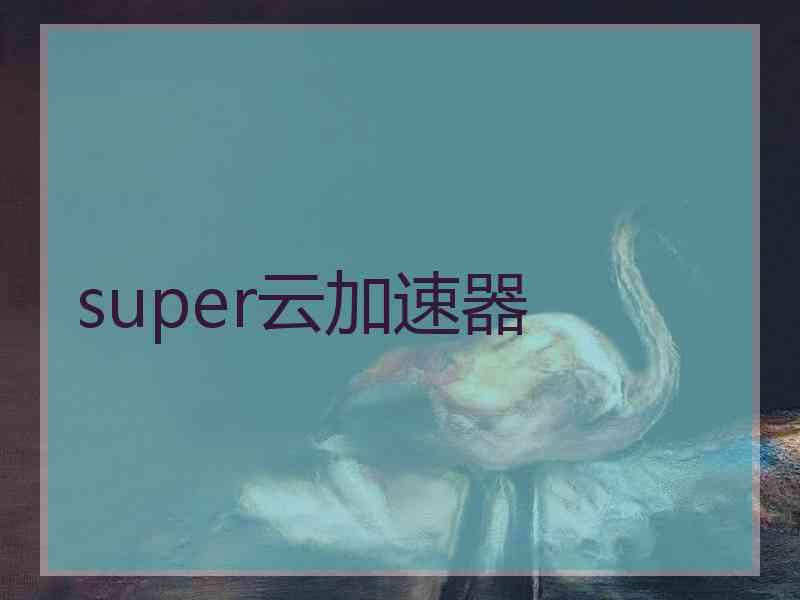 super云加速器
