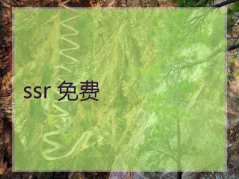 ssr 免费