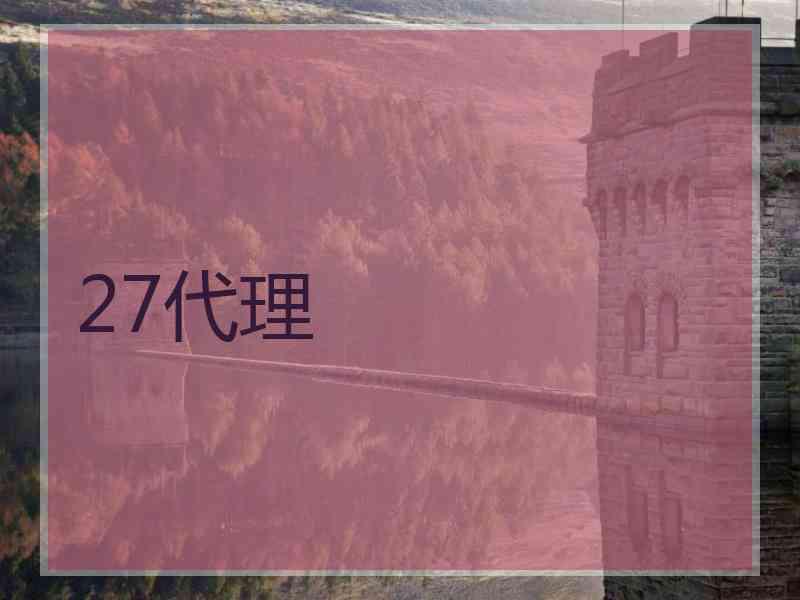 27代理