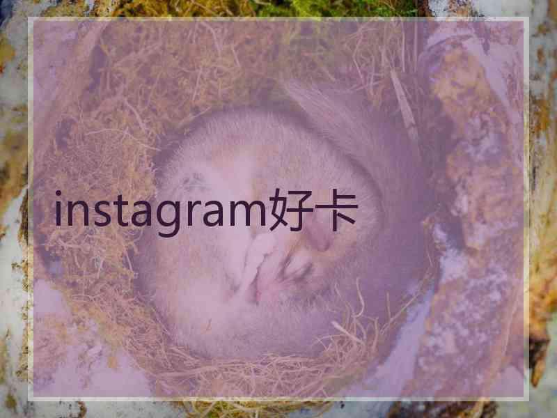 instagram好卡