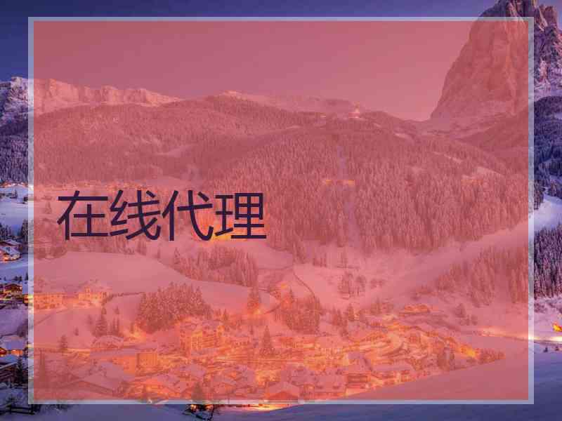 在线代理