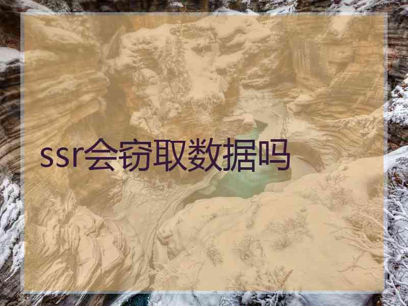 ssr会窃取数据吗