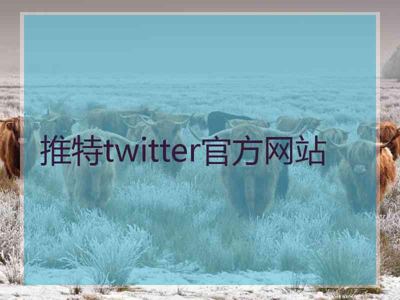 推特twitter官方网站