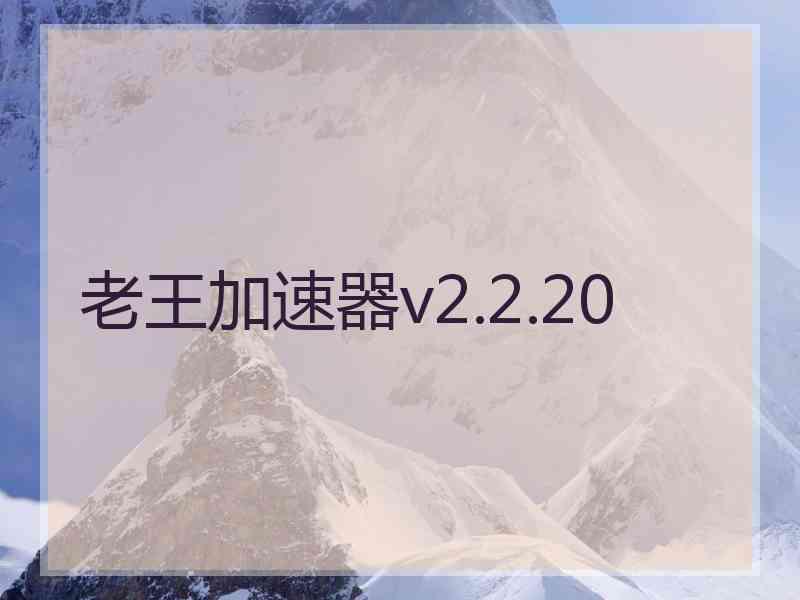 老王加速器v2.2.20