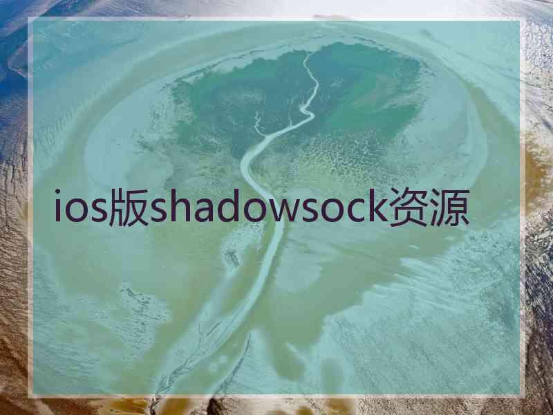ios版shadowsock资源
