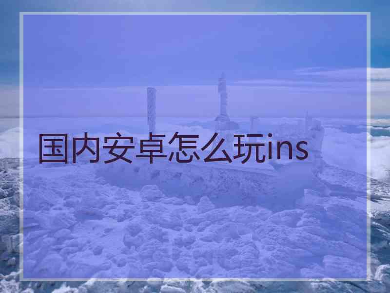 国内安卓怎么玩ins