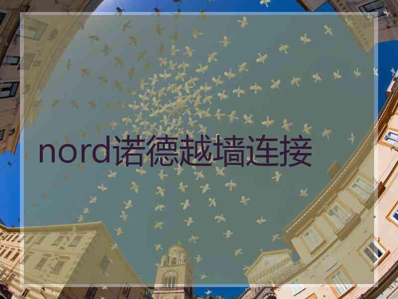 nord诺德越墙连接