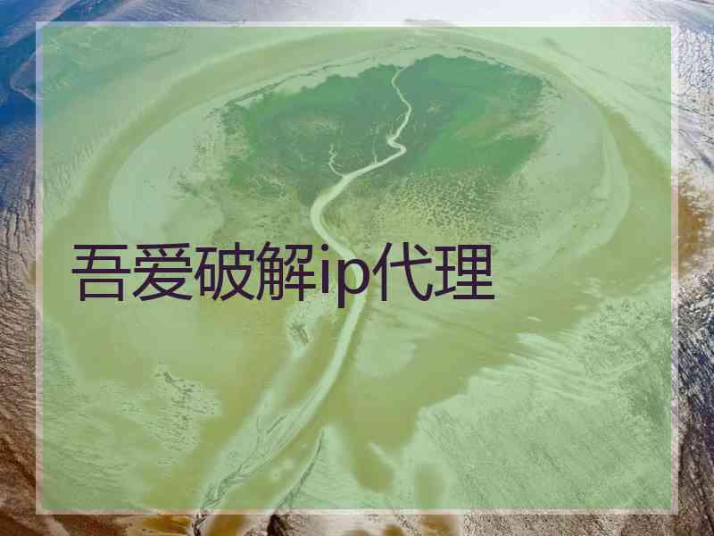 吾爱破解ip代理