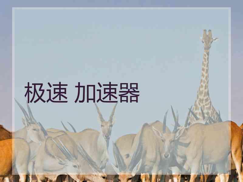 极速 加速器