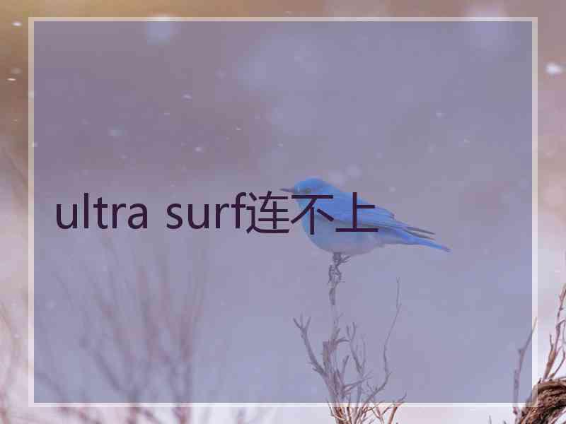 ultra surf连不上