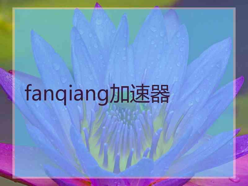 fanqiang加速器