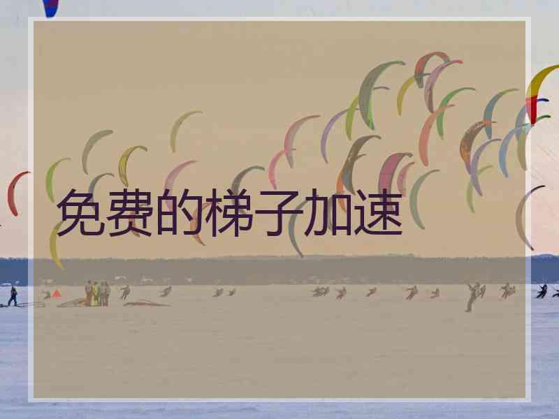 免费的梯子加速