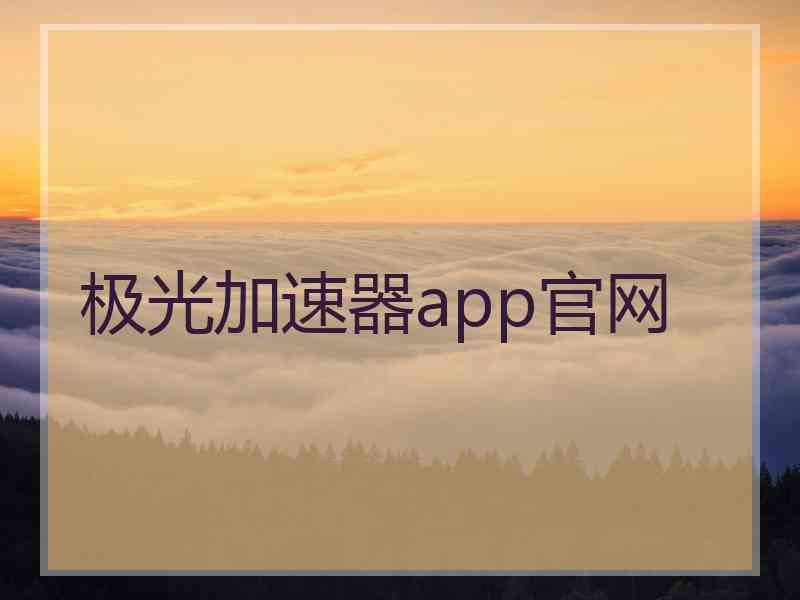 极光加速器app官网