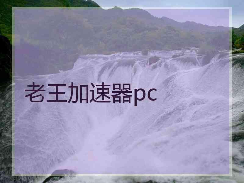 老王加速器pc