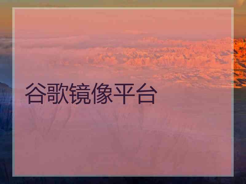 谷歌镜像平台