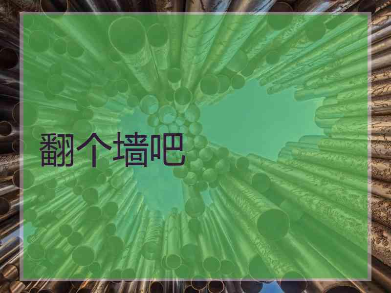 翻个墙吧