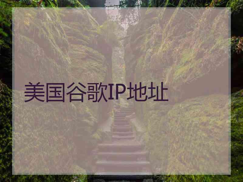 美国谷歌IP地址
