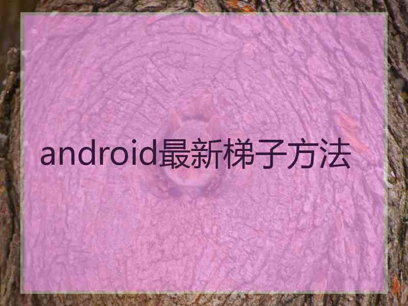 android最新梯子方法