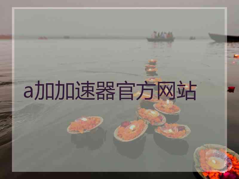 a加加速器官方网站