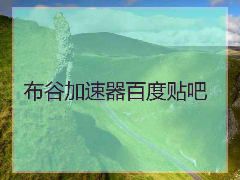 布谷加速器百度贴吧
