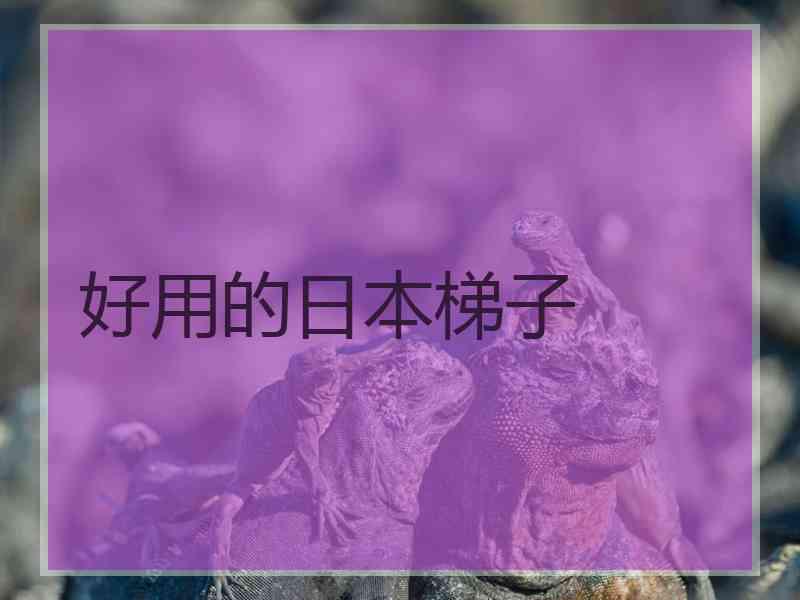好用的日本梯子