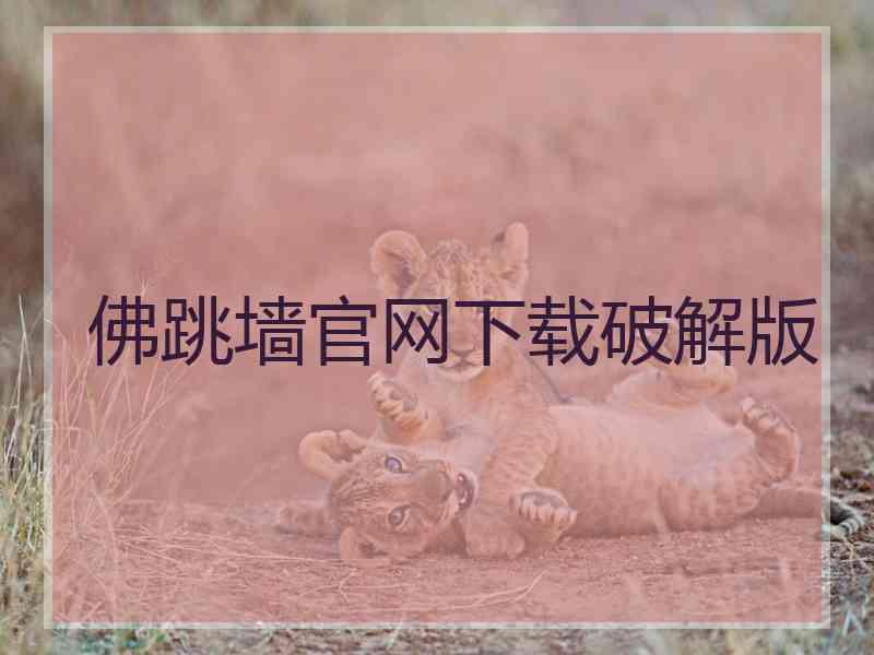 佛跳墙官网下载破解版