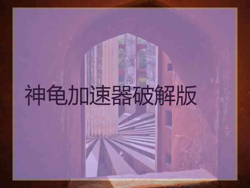 神龟加速器破解版
