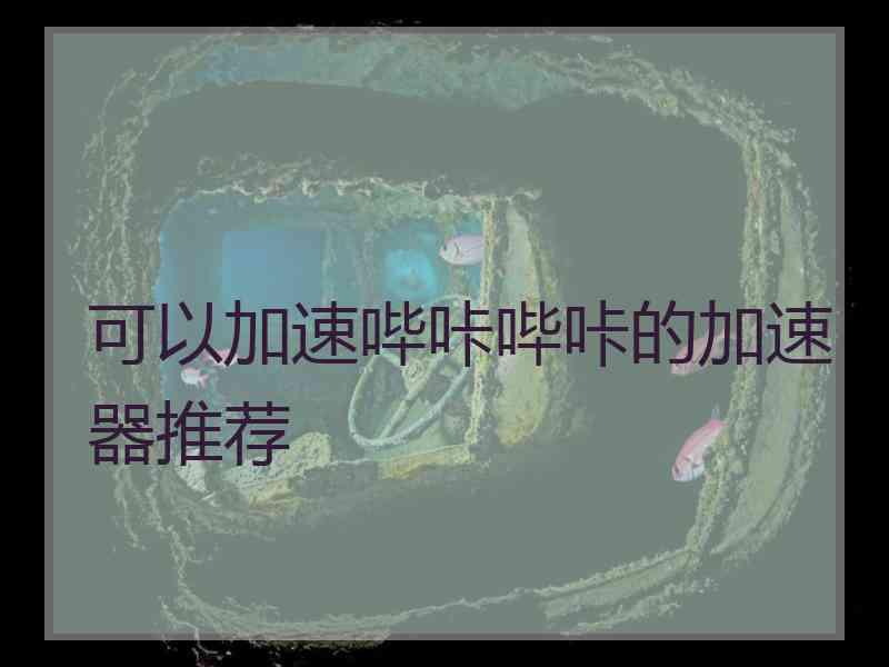 可以加速哔咔哔咔的加速器推荐