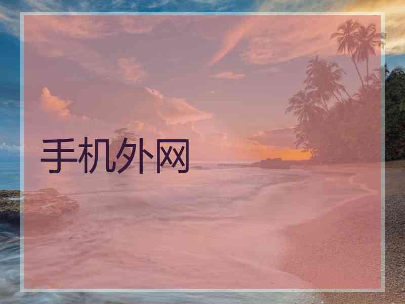 手机外网