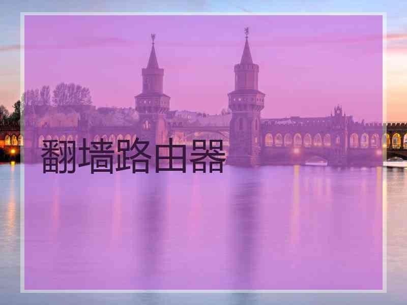 翻墙路由器