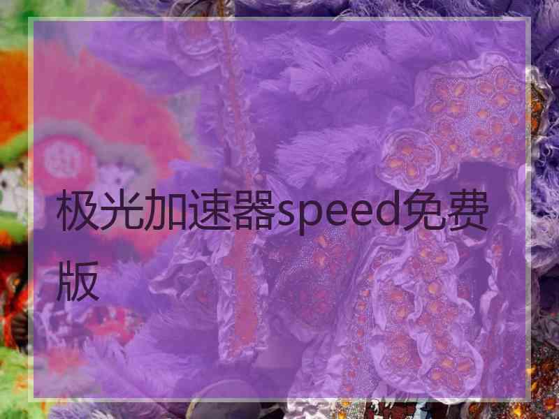 极光加速器speed免费版