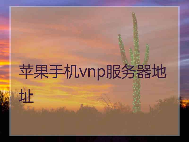 苹果手机vnp服务器地址