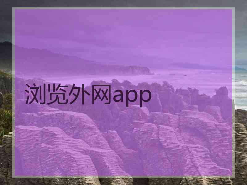 浏览外网app