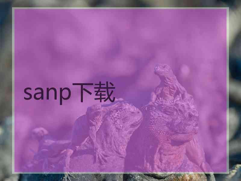 sanp下载