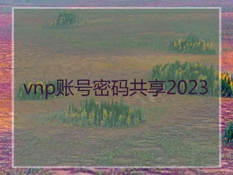 vnp账号密码共享2023