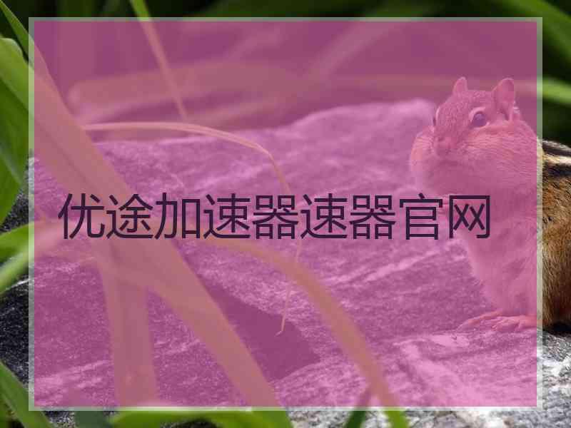 优途加速器速器官网