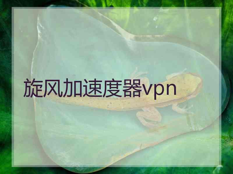 旋风加速度器vpn