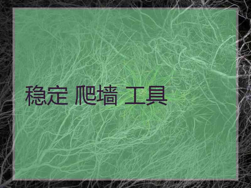 稳定 爬墙 工具
