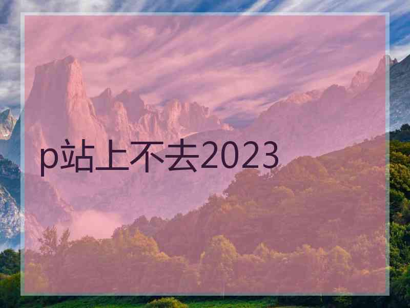 p站上不去2023
