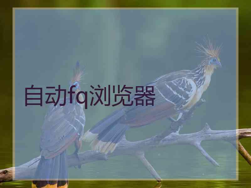 自动fq浏览器